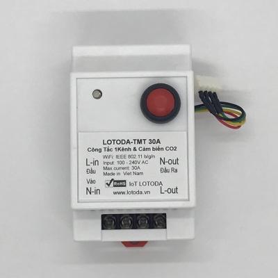 Thiết bị Wifi 1Kênh 220VAC & Sensor CO2 - Max 30A